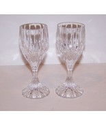 STUNNING PAIR OF MIKASA CRYSTAL PARK LANE 5&quot; CORDIAL GLASSES - €29,94 EUR