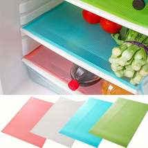 Waterproof Refrigerator Mats in Multicolor 14pcs with Antibacterial Protection - £11.82 GBP