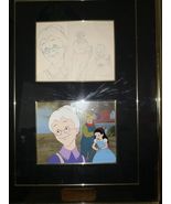 Original Hand Painted Production Cel &amp; Drawing Journey Back to Oz 1973 C... - €86,77 EUR