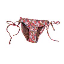 NWT Xhilaration XS hipster brown/red floral bikini bathing suit bottom - $10.00