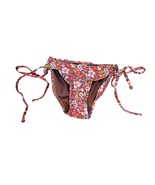 NWT Xhilaration XS hipster brown/red floral bikini bathing suit bottom - £7.81 GBP