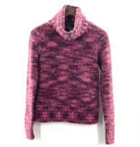 The North Face Womens Pink Purple Knit Turtleneck Long Sleeve Sweater Si... - $28.49