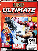 Mattel UNO Ultimate Marvel Card Game 1st Edition Core Set Complete - $12.84