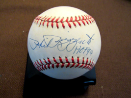 Phil Rizzuto Hof 94 New York Yankees Signed Auto Vintage Oal Baseball Beckett - $217.79