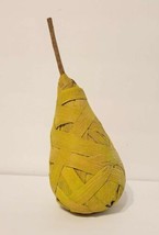 Fruit Palm Leaf Frond Green Pear Figure Home Decoration Decor Weighted 9&quot; EUC  - £9.58 GBP