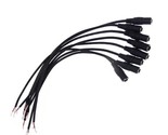 8 X Security Camera Power Female Pigtails Cable Plug - £43.14 GBP