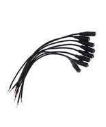 8 X Security Camera Power Female Pigtails Cable Plug - £42.45 GBP