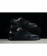 Jordan 1 Low x Travis Scott "Black Phantom" Premium Quality  Sizes US 4-13 - $266.31
