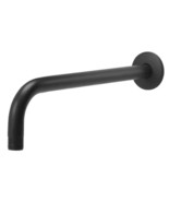 Glacier Bay 3075-510 12” Rain Can Shower Arm with Flange, Matte Black 30... - $21.45 CAD