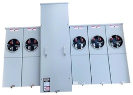 Siemens WEPK6511  600Amp 5-Gang Uni-Pak Meter Panel 125A Per Socket New ... - $6,916.88 CAD