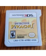 Detective Pikachu Nintendo 3DS Good Label Cartridge Only Pokemon Adventu... - $34.60