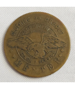 MENTER CLOTHING ON CREDIT COIN TOKEN VINTAGE ONE DOLLAR AMERICAN EAGLE U... - $380.59 MXN
