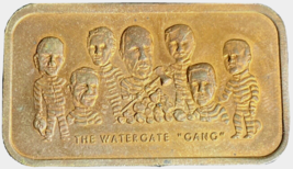 1973 Watergate Gang Bronze Art Bar Coin Vintage Joke Sandal Jail Prison - £7.79 GBP