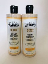 J.R. Watkins Detox Creamy Body Wash Turmeric &amp; Citron 12 Oz New Lot Of 2 - £29.37 GBP