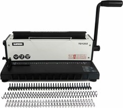 Rayson Td1202 Binding Machine, 3:1 Pitch Wire Binder, Punching 12 Sheets... - $203.98