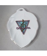 Vintage Ceramic OPRYLAND USA Nashville Tennessee Leaf Ashtray Trinket Dish - $13.30 CAD