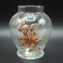 Vintage Gingembre Pot Urne Vase Motif Floral Sans Couvercle - $41.37