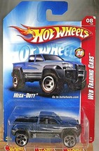 2008 Hot Wheels #84 Web Trading Cars 8/24 MEGA DUTY Blue Variant w/Chrome 5DotSp - £5.90 GBP