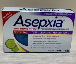 Asepxia Hydro-Force Acne Bar Soap Deep Cleansing Moisturizing Softening ... - $5.87