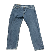 Wrangler Jeans Size 40X32 Blue Denim Relaxed Straight Cotton Mens Medium... - £19.46 GBP