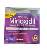 Kirkland Minoxidil 5% Foam Hair Regrowth Treatment For WOMEN - 12 Months - $1,377.18 MXN