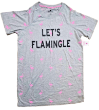 Women&#39;s FLAMINGO Pink Bird T-Shirt Top Sweet Treats Cotton Large New W Tags - £7.95 GBP