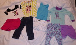 Clothes Lot 18 Months Baby Girls Circo Carters Garanimals French Toast Kidgets - $25.95