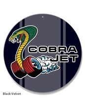 Ford Mustang Cobra Jet Car Vehicle Logo Poster Metal Round Sign 8x8in Vi... - €21,47 EUR