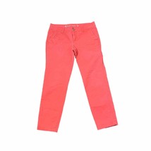 Old Navy Crop Chino Pants Size 4 Regular Salmon Women Cotton Stretch Ble... - £11.24 GBP