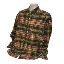 Panhandle Slim Rough Stock Mens XL Plaid Long Sleeve Button Western Shirt - £9.49 GBP