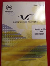 Motorola Digital Wireless Telephone Users Guide - $9.89