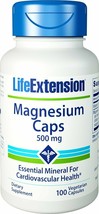 Life Extension Magnesium, 500 mg (100 capsules) - £10.70 GBP