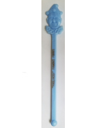 PAGLIACCI Famous Foods 6&quot; Clown Swizzle Stick, Blue, USA, Pre-owned - $7.95