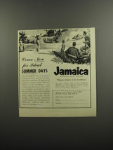 1953 Jamaica Tourist Board Ad - Come now for ideal summer days - £14.78 GBP