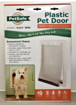 PetSafe White &amp; Durable Plastic Dog Pet Door Medium Dog/Large Cat NIOB C... - $77.41