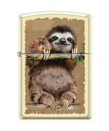 Zippo Lighter - Cute Sloth Creme Matte - 854762 - $41.11 CAD