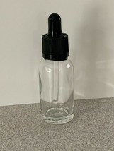 Thick Glass 1 Ounce Bottles Eye Dropper Tops Child Proof 30ML - £4.46 GBP