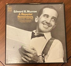 Edward R. Murrow: A Reporter Remembers Vol 2 -2 Record Set - £6.96 GBP