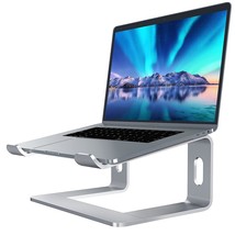 Laptop Stand, Aluminum Computer Riser, Ergonomic Laptops Elevator For Desk, Meta - £23.97 GBP