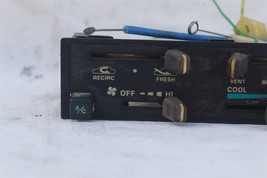 84-89 Toyota Pickup 4runner Heater Dash A/C Control W/ Cables & Faceplate Bezel image 2