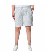 Mondetta Pull-on Bermuda (9-in inseam)  Short Gray Spacedye Women&#39;s Sz M... - $19.58
