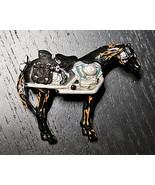 The Trail of Painted Ponies Pony Lapel Pin Brooch No 12406 Motorcycle Mu... - €13,87 EUR