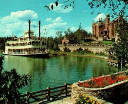 Vtg Chrome Postcard Walt Disney World Cruising Rivers Of America Joe Fowler UNP - £2.33 GBP