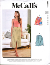 McCall's M8222 Misses 6 to 14 High-Waisted Pencil Skirts Uncut Sewing Pattern - $14.81