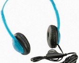 Califone 3060AVBL Multimedia Stereo Headphones, Blueberry, Adjustable He... - $22.49
