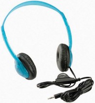Califone 3060AVBL Multimedia Stereo Headphones, Blueberry, Adjustable Headband - £18.02 GBP