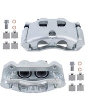 Pair Front Disc Brake Calipers Assembly w Bracket Compatible 2010-11 F-1... - $117.81
