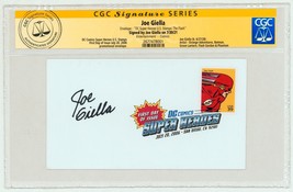 Cgc Ss The Flash Dc Comics / Usps Fdi Art Stamp Signed By Joe Giella - £77.89 GBP
