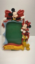 Walt Disney World Cast Holiday Celebration Mickey Mouse Picture Frame 1993 Vtg - £11.83 GBP