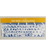SAN DIEGO CHARGERS TEAM PHOTO 1971 Vintage 8.5&quot; x 3.75&quot; MINT FREE SHIPPING - £12.47 GBP